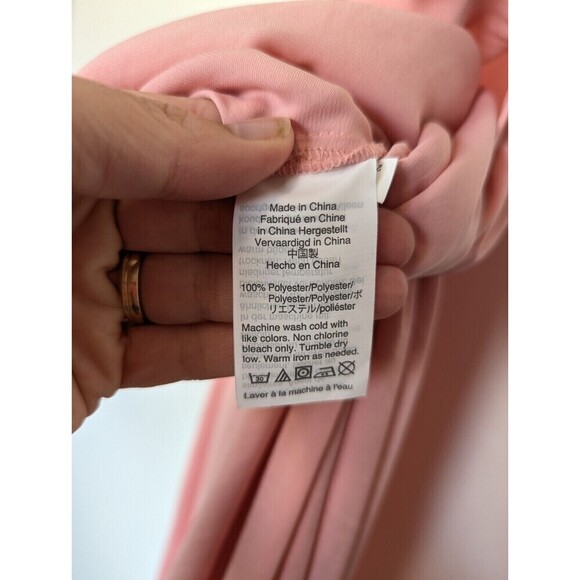 Madewell Keyhole Wide Leg Jumpsuit Pink Icing Size M - Picture 10 of 12